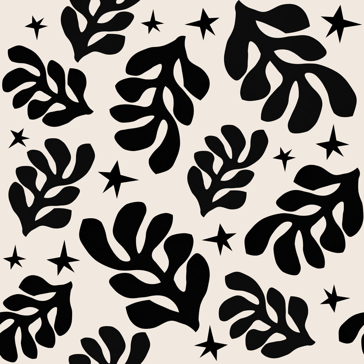 Abstract Foliage Wallpaper⁠ in your room