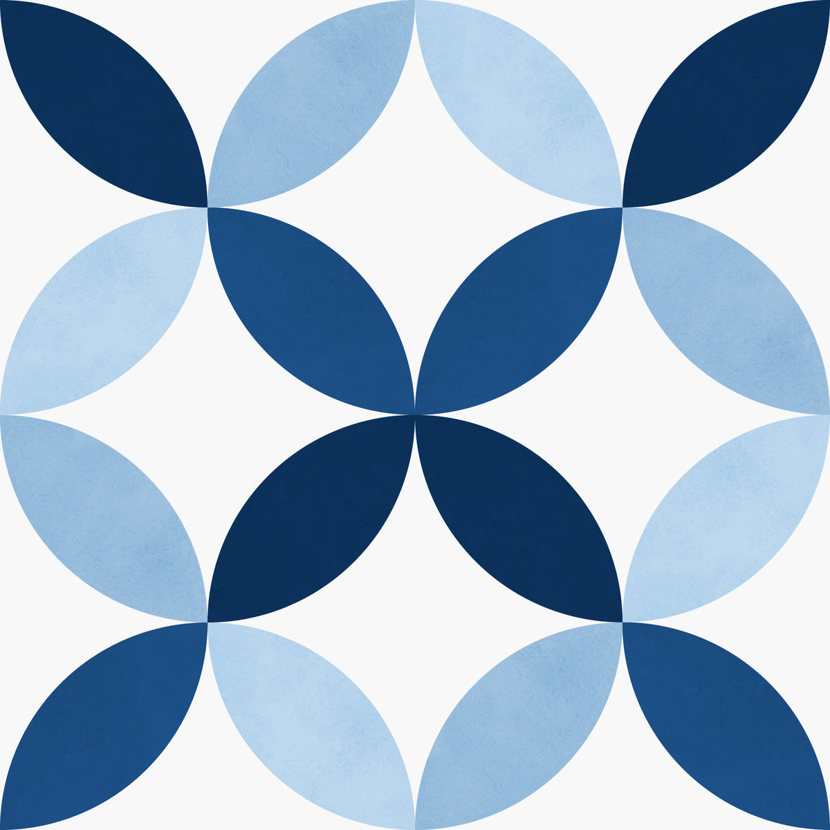 Sapphire Petals Wallpaper⁠ in your room — zoomed