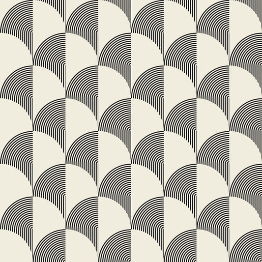Modern Deco Arcs Wallpaper⁠