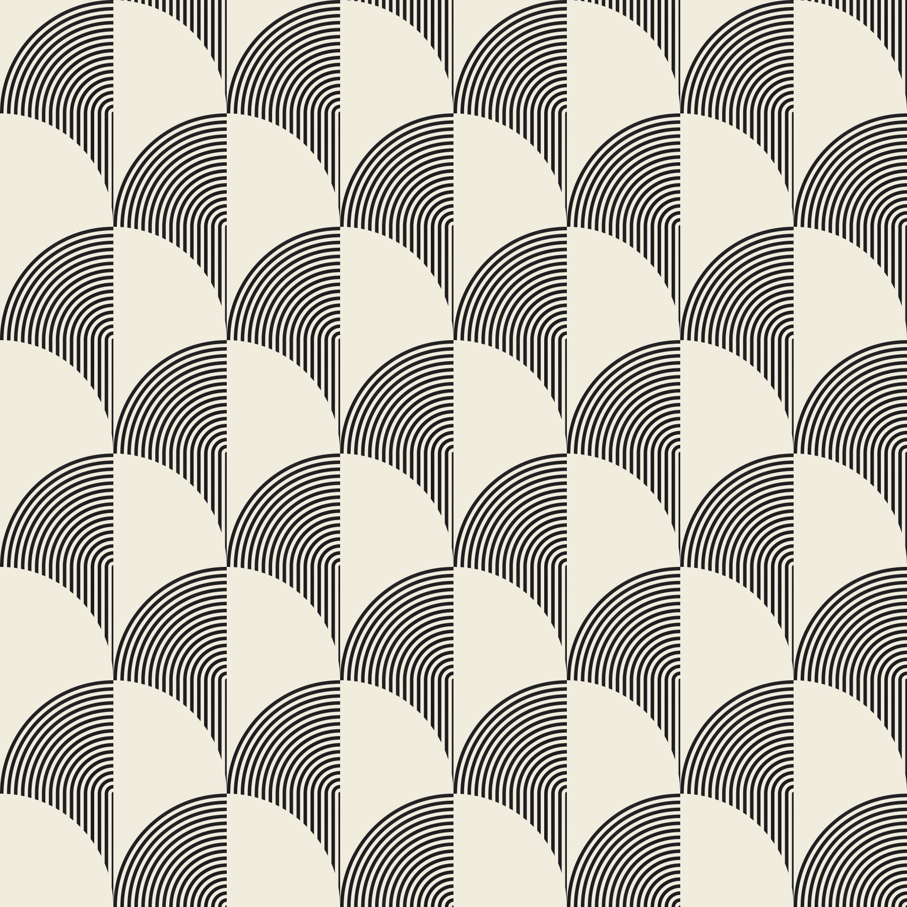 Modern Deco Arcs Wallpaper⁠