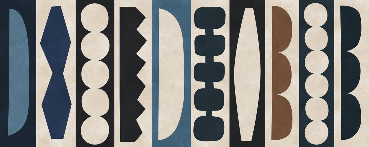 Retro Block Party Wall Mural in your room