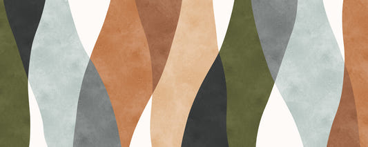 Earthy Arcs Wall Mural