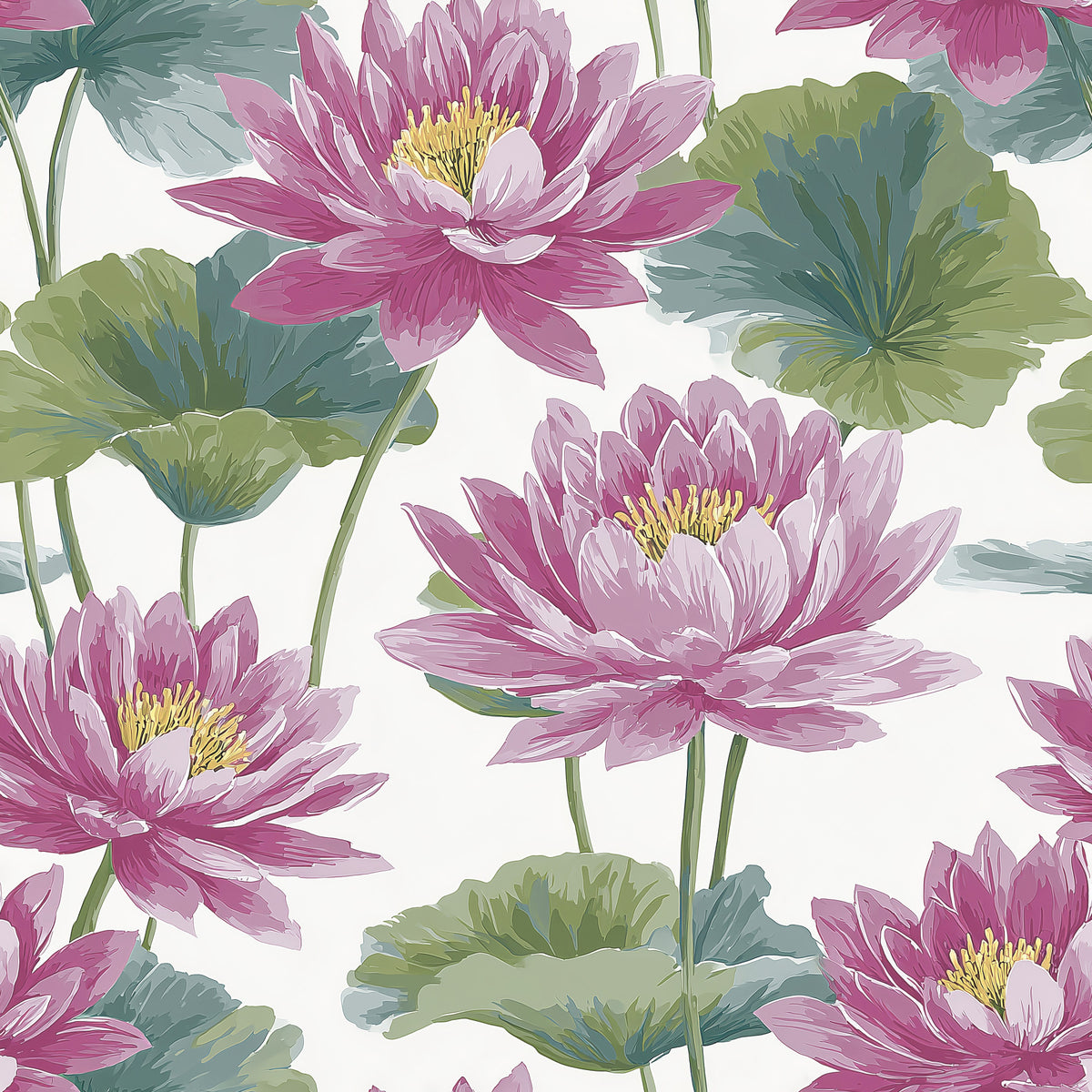 Lotus Bloom Symphony Wallpaper⁠ in your room