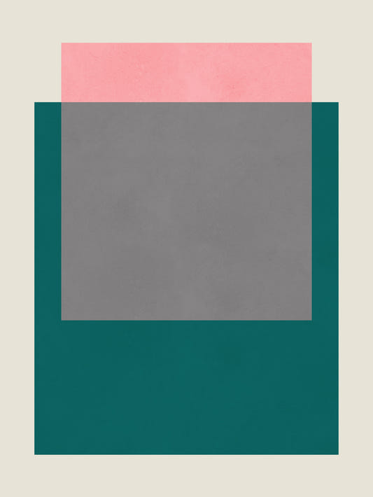Color Block Harmony Wall Mural