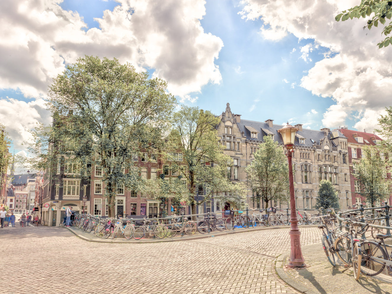 Amsterdam Streets Wall Mural