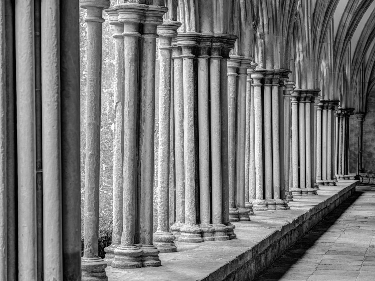 The Cloisters Wall Mural in your room — zoomed