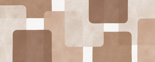 Earthy Blocks Wall Mural