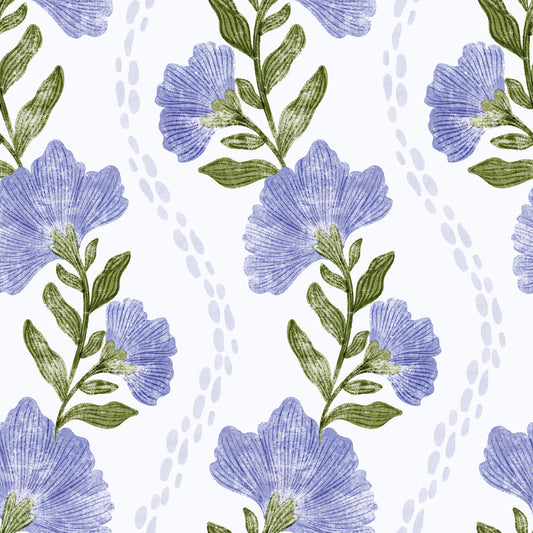 Periwinkle Bloom Wallpaper⁠