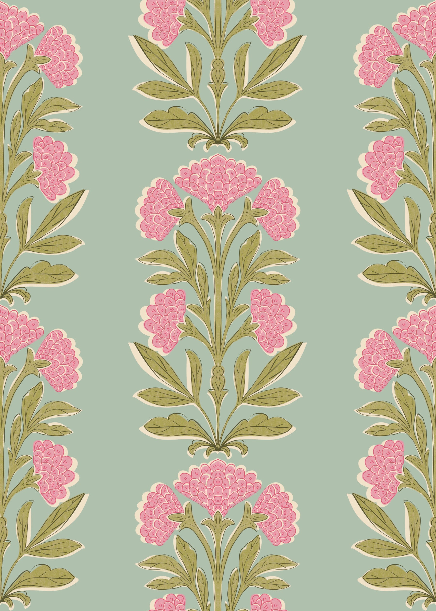 Blossom Symmetry Wallpaper⁠