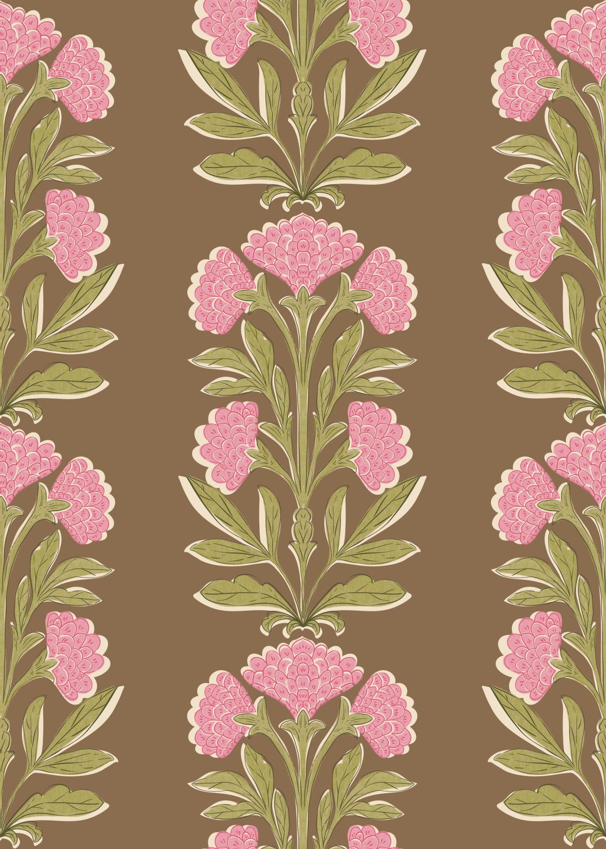 Vintage Floral Charm Wallpaper⁠ in your room