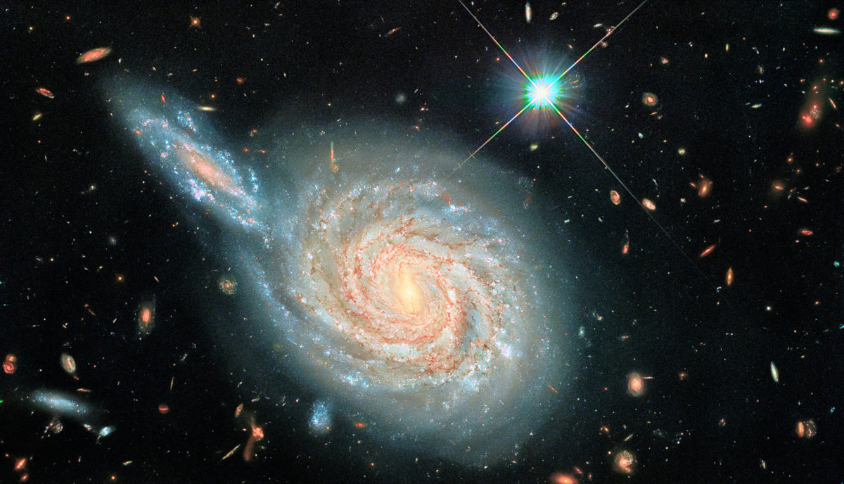 Cosmic Dreamscape Wall Mural in your room — zoomed
