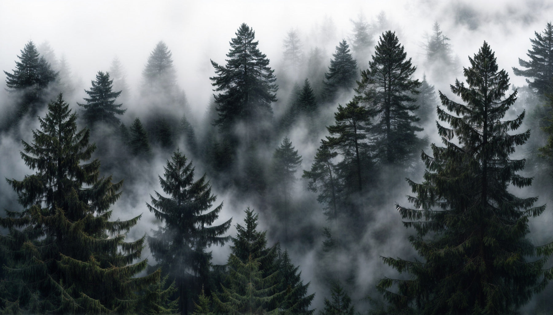 Enchanted Evergreen Wall Mural