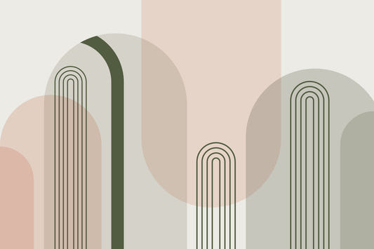 Modern Curves Wall Mural
