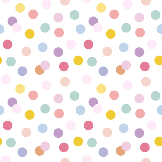 Pastel Polka Dots Wallpaper⁠
