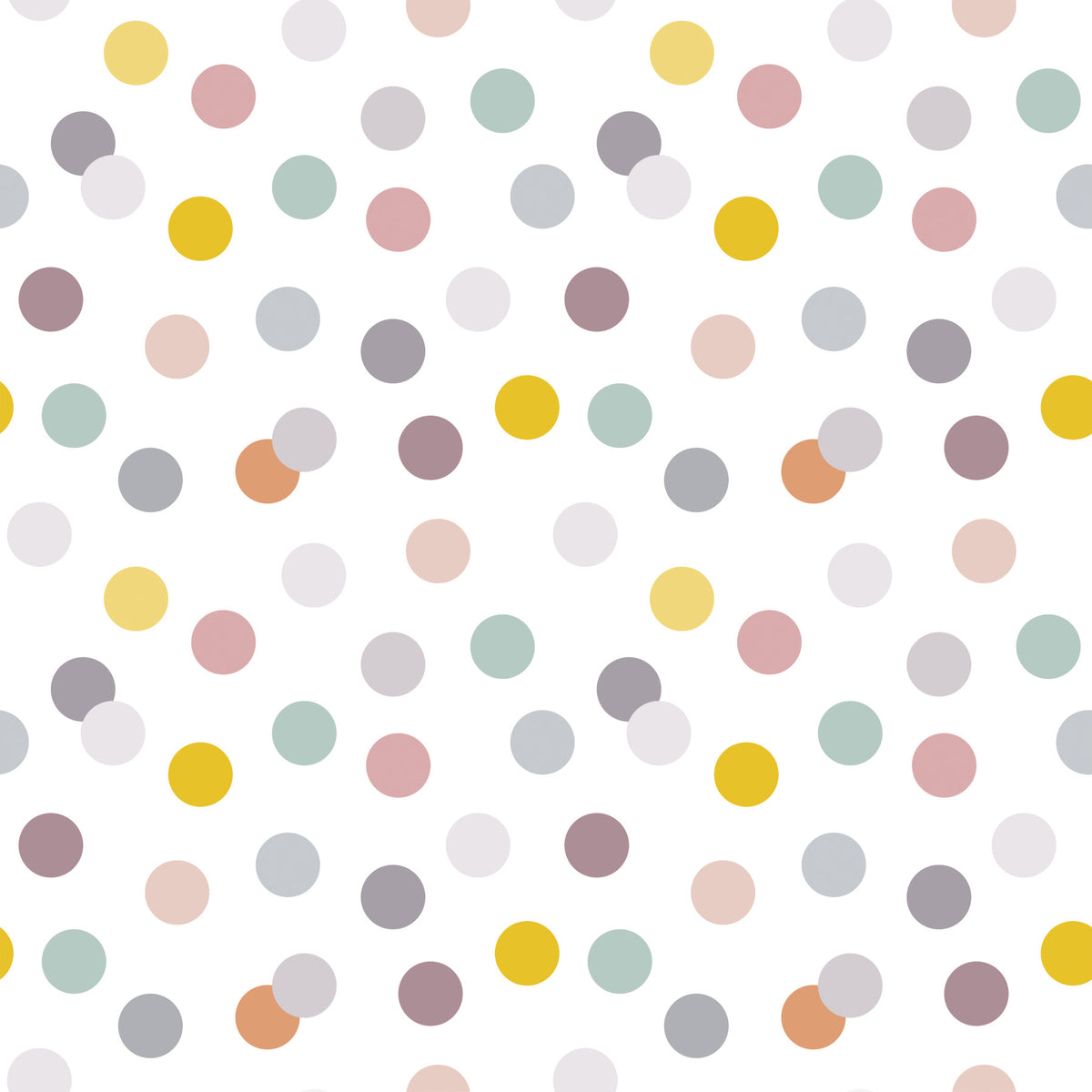 Confetti Dots Wallpaper⁠ in your room — zoomed