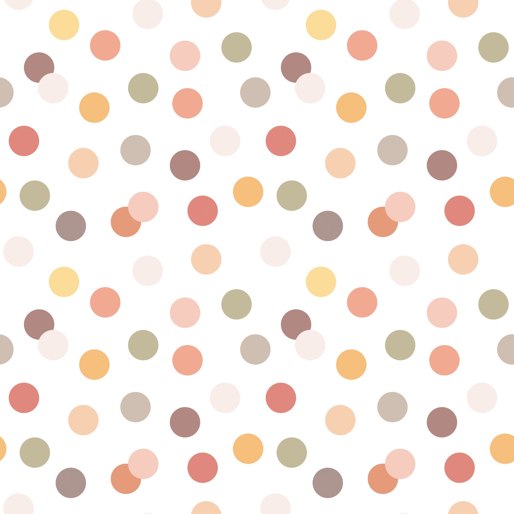 Retro Dot Party Wallpaper⁠ in your room — zoomed