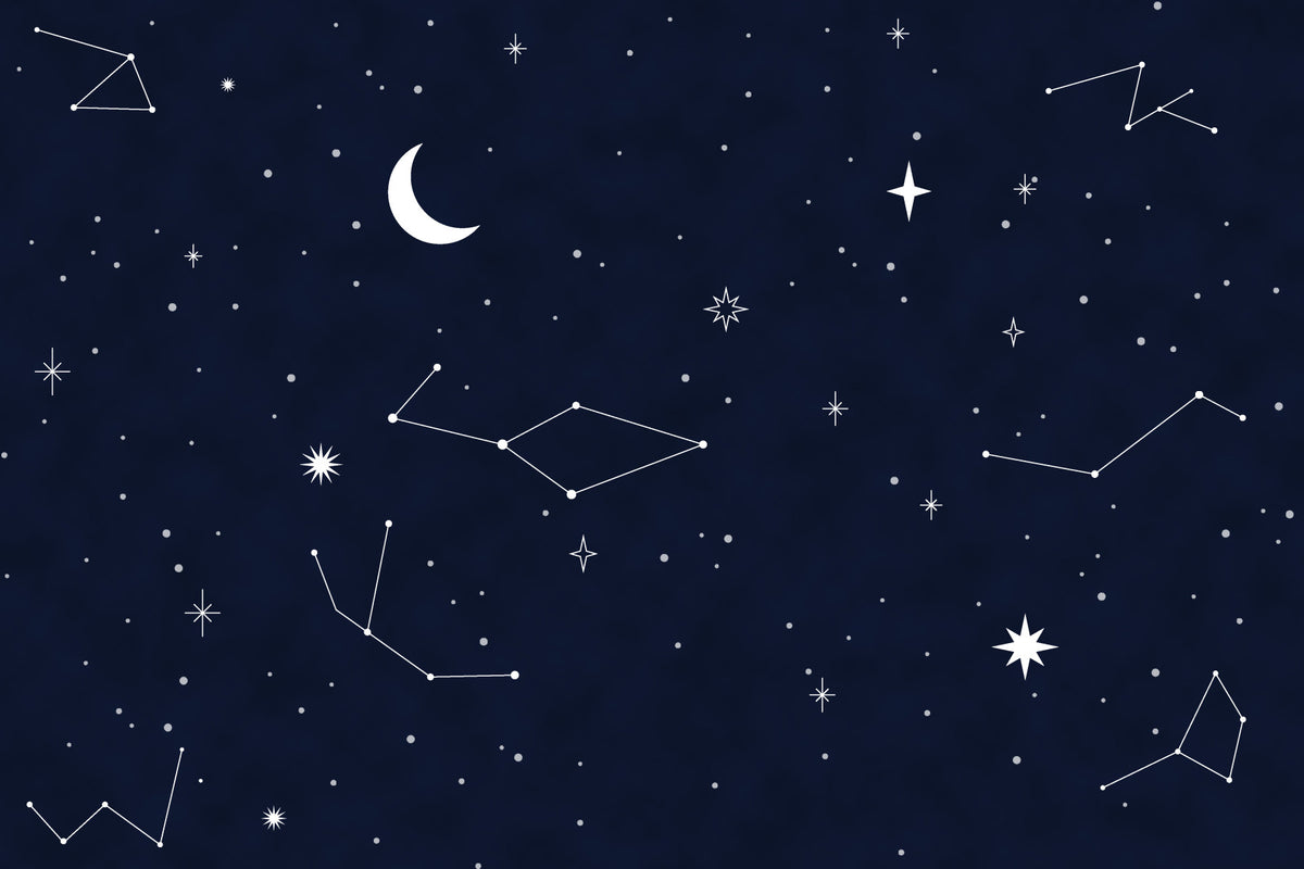 Starry Nights Wall Mural in your room — zoomed