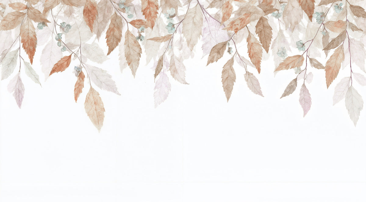 Falling Foliage Wall Mural in your room