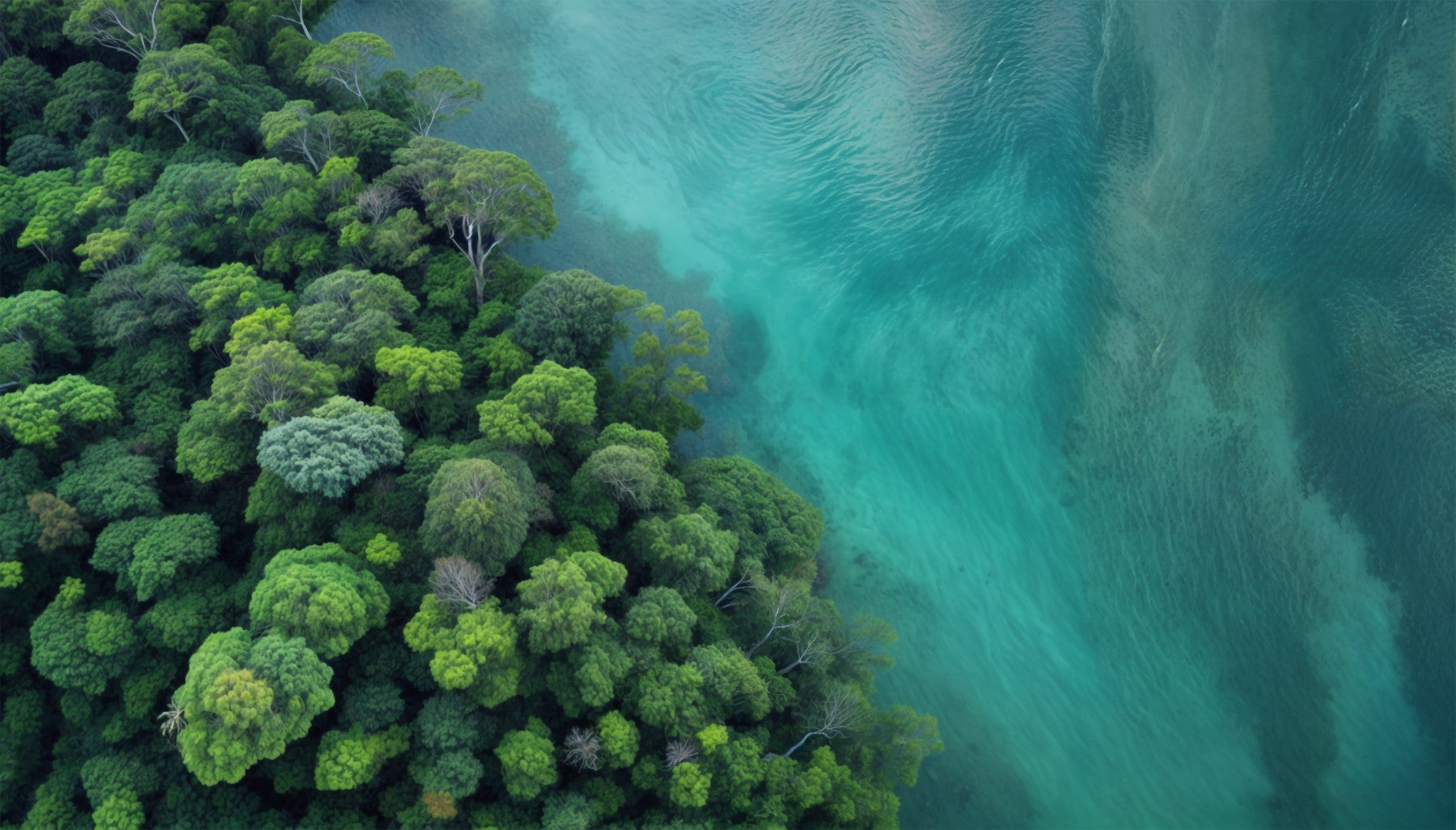 Emerald Canopy Wall Mural