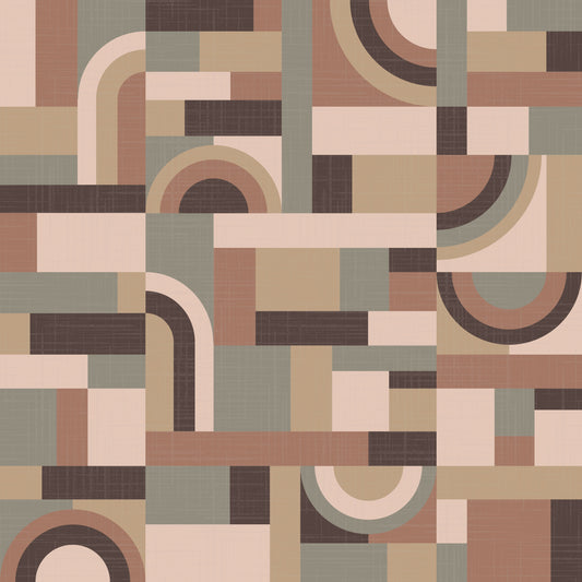 Mocha Mousse Fraseggio Wallpaper⁠