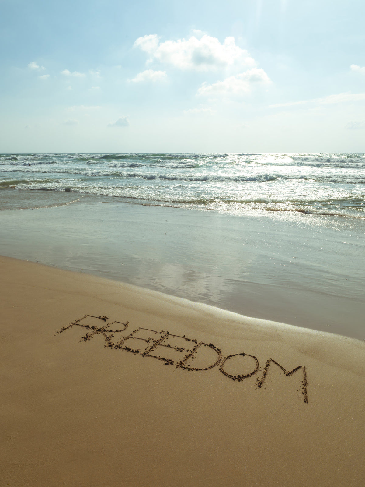 Freedom Beach Wall Mural in your room
