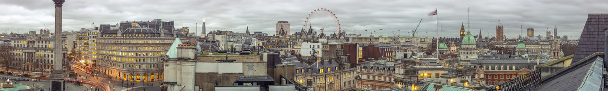 London Vista Wall Mural in your room — zoomed