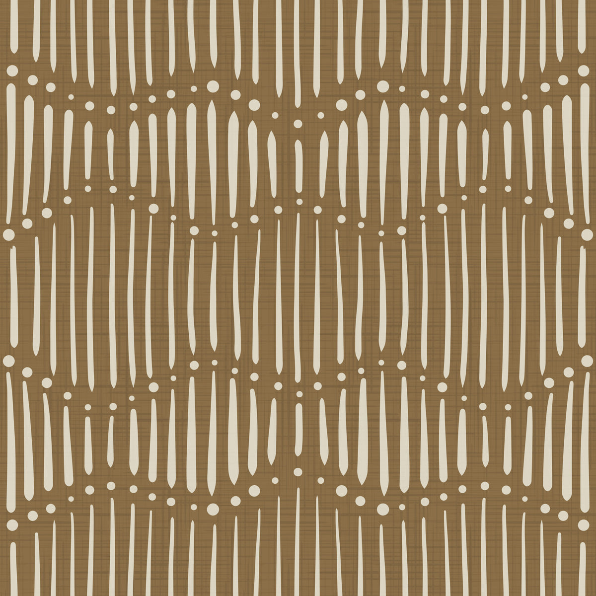 Boho Waves On Dull Gold Canvas Wallpaper⁠ in your room — zoomed