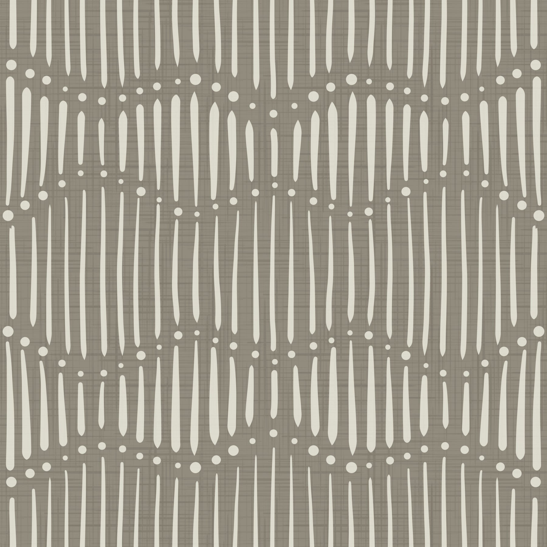 The image shows a full wall with a repeating design of gentle, wavy lines.

