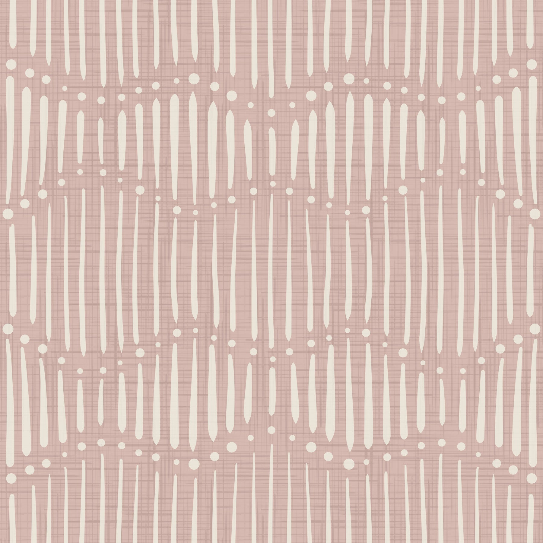 Boho Waves On Rosy Canvas Wallpaper⁠