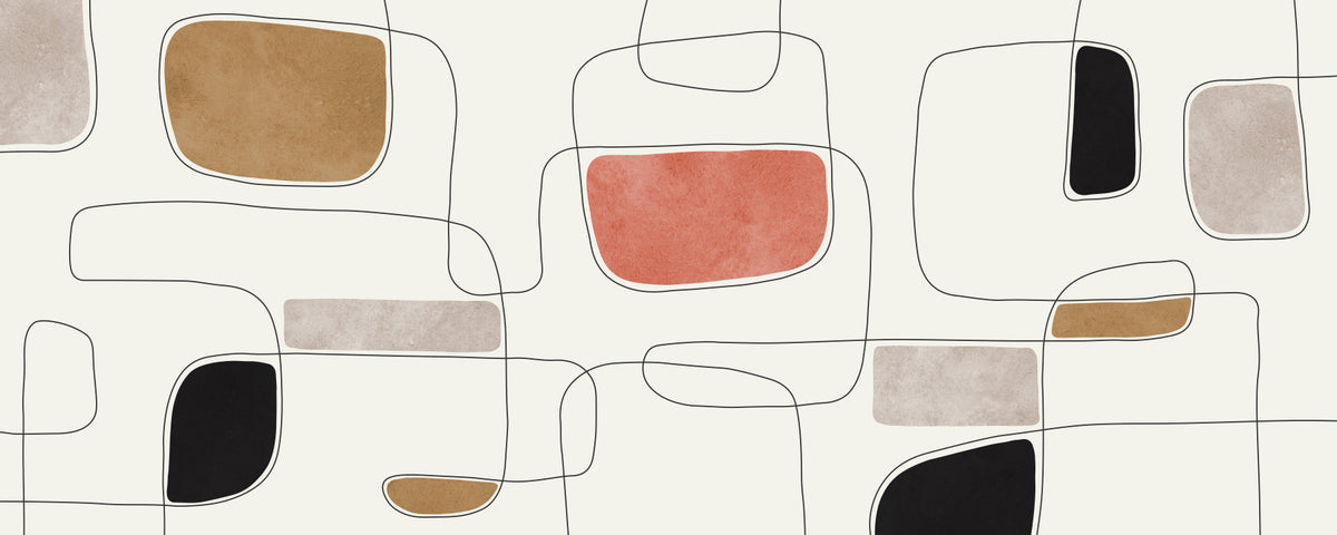 Modern Abstract Harmony Wall Mural in your room
