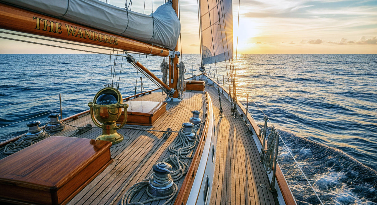 A Mariner's Dream Wall Mural in your room — zoomed