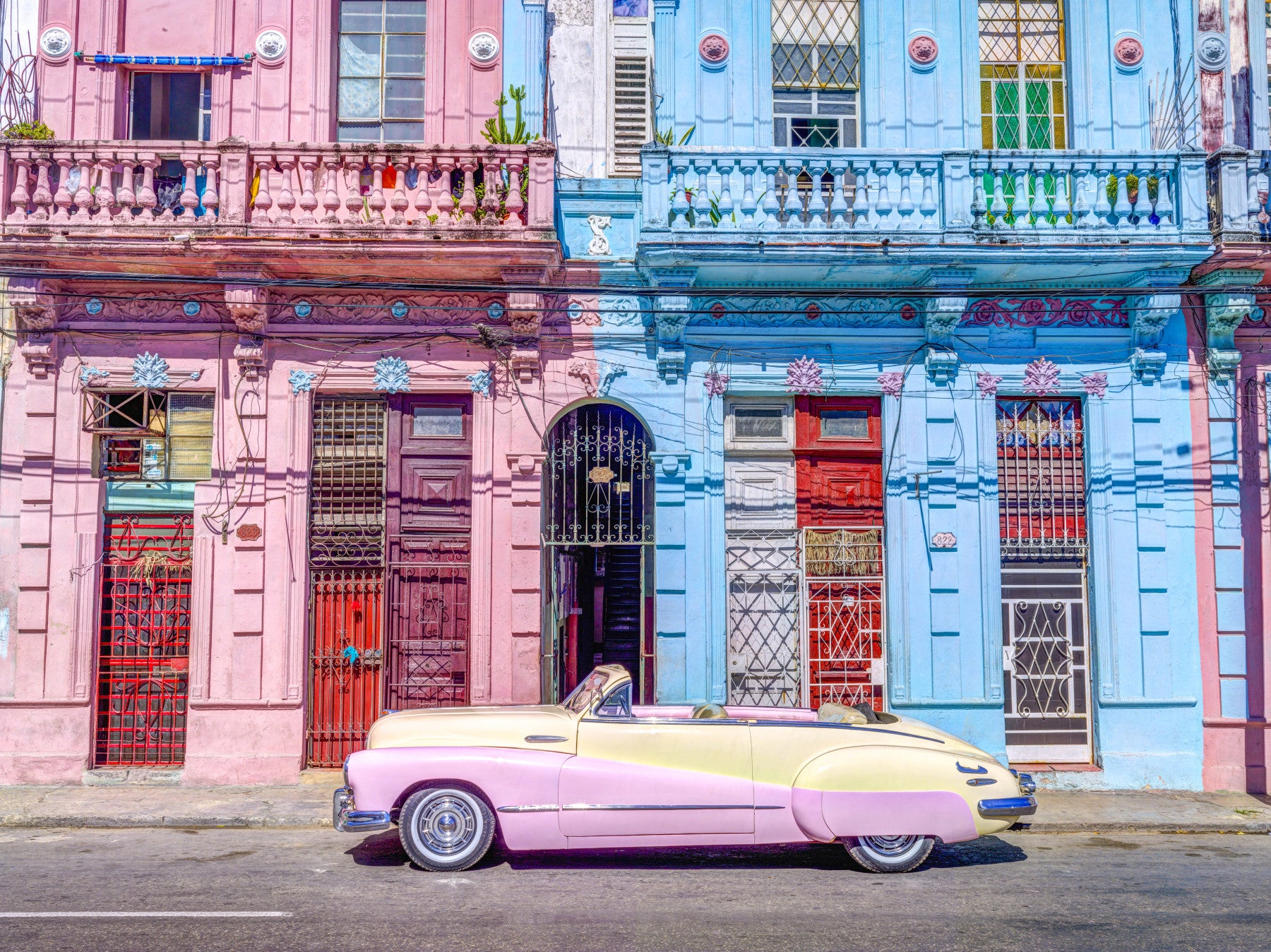 Vintage Car - Havana Wall Mural in your room — zoomed