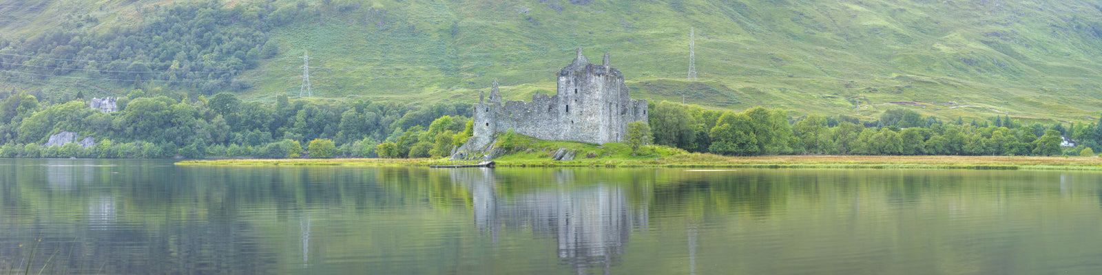 Still Waters Castle Wall Mural in your room