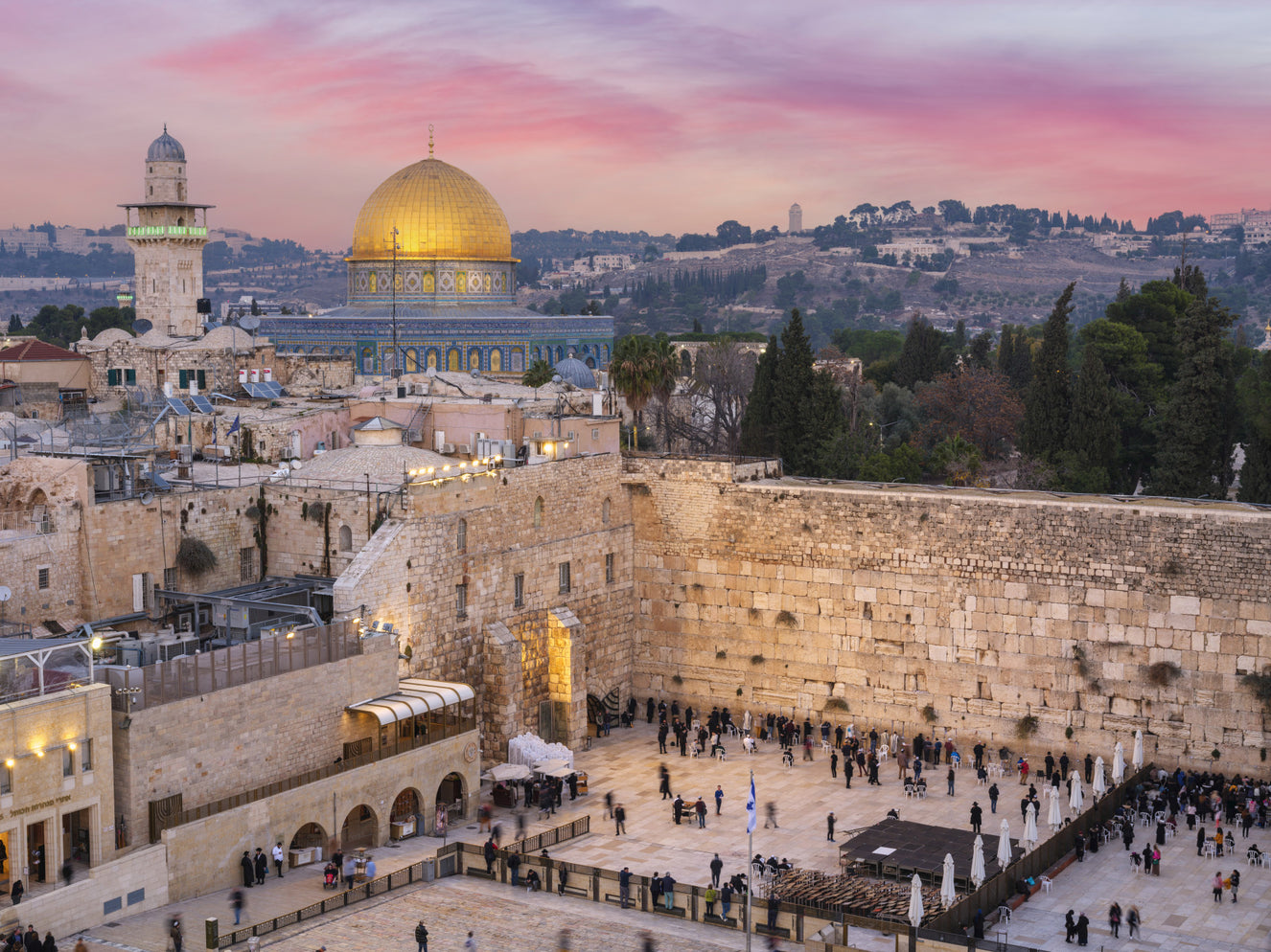 Timeless Holy City Wall Mural