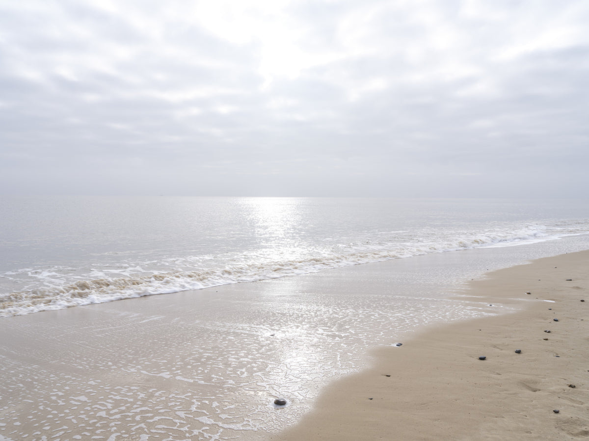 Gentle Waves Reflection Wall Mural in your room — zoomed