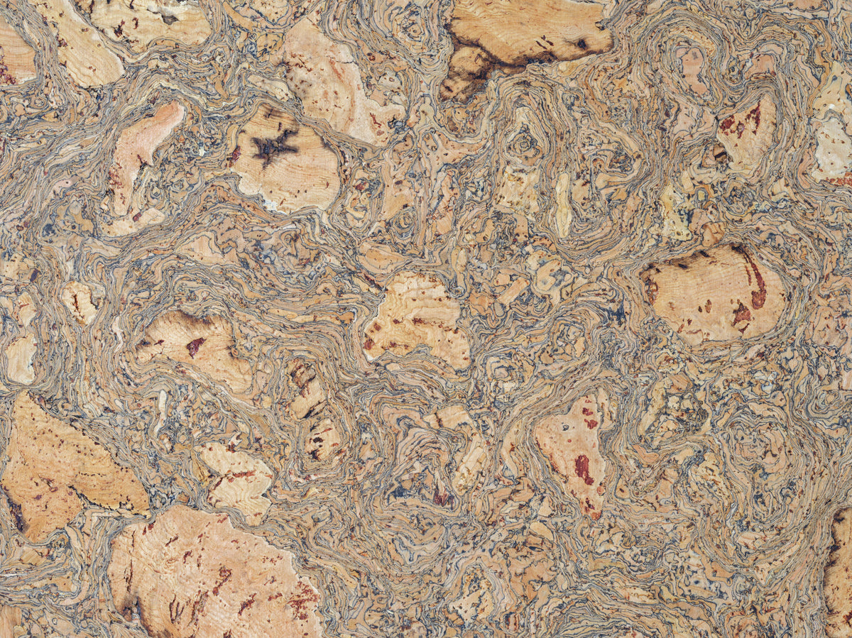 Swirled Natural Cork Texture Wall Mural in your room