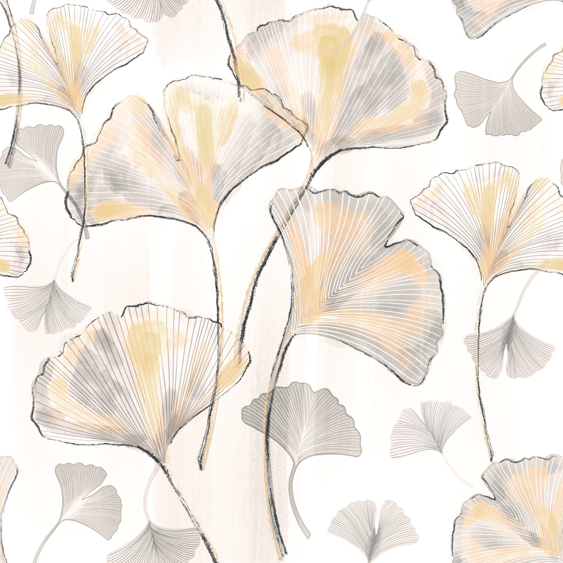 Serene Ginkgo Wallpaper⁠