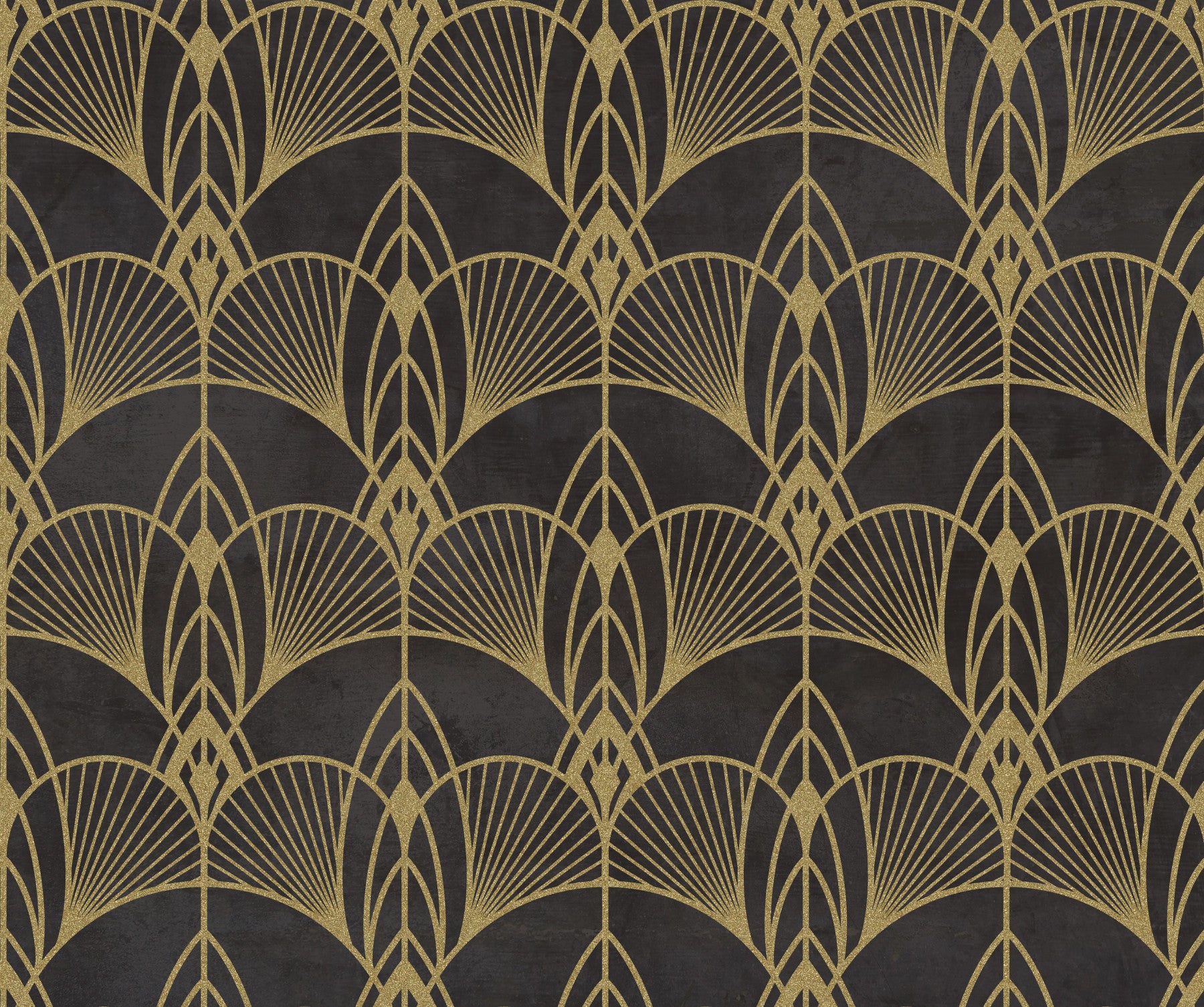 Art Deco Black Glamour Wallpaper⁠ in your room — zoomed