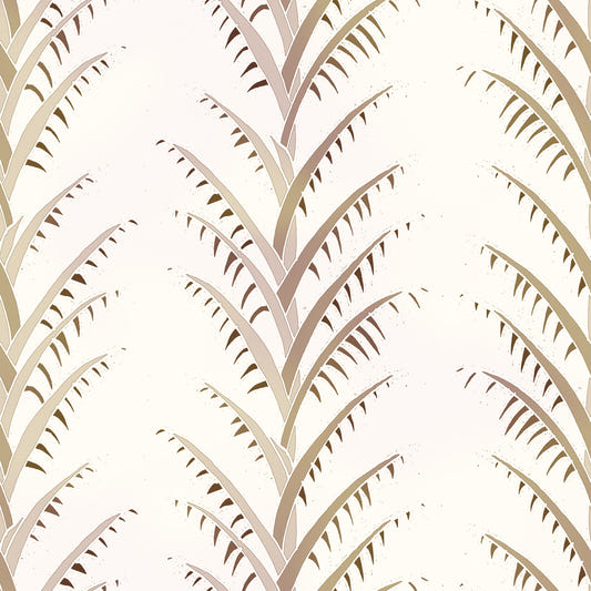 Simple Pearl Palm Leaves Wallpaper⁠