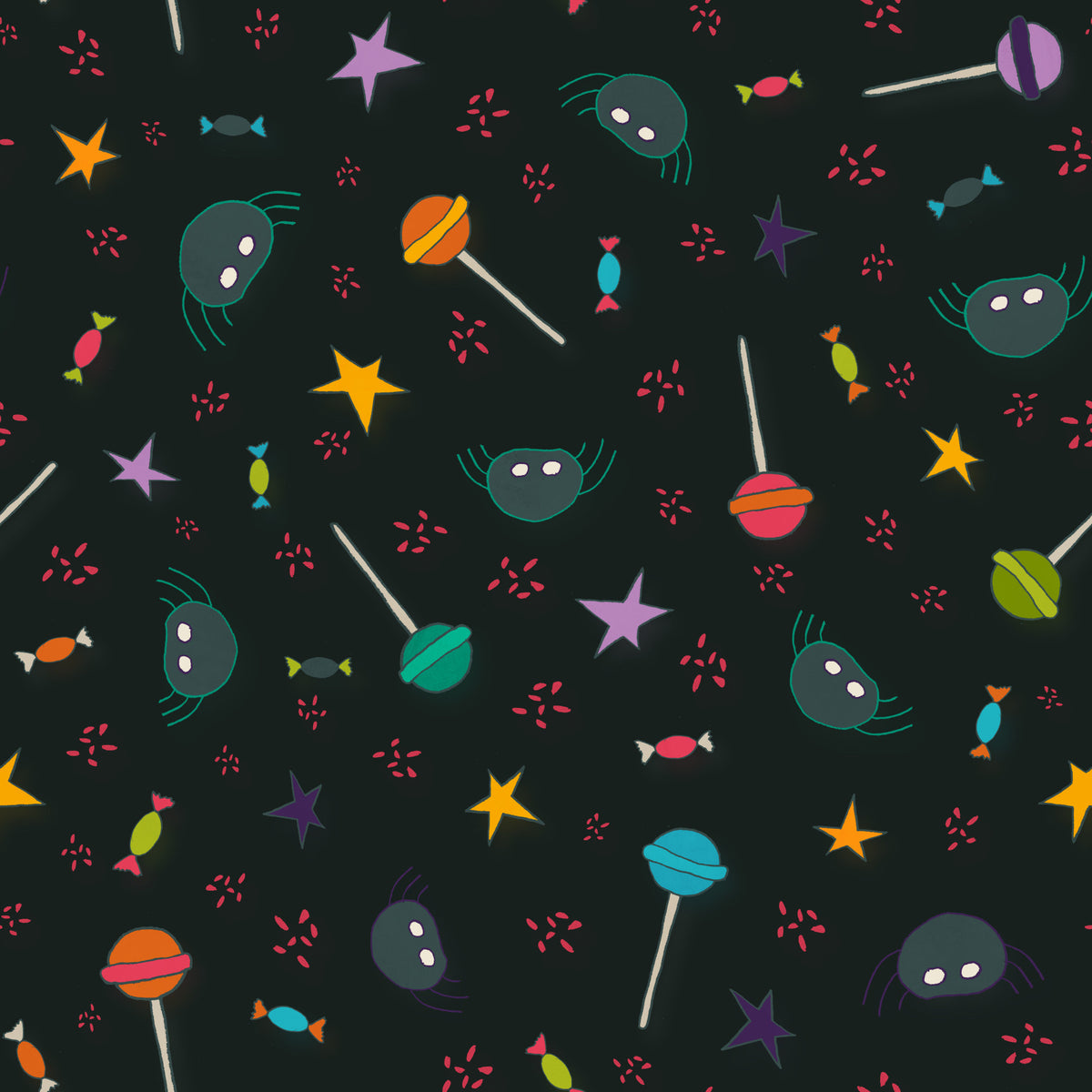 Dark Cosmic Candy Wallpaper⁠ in your room — zoomed