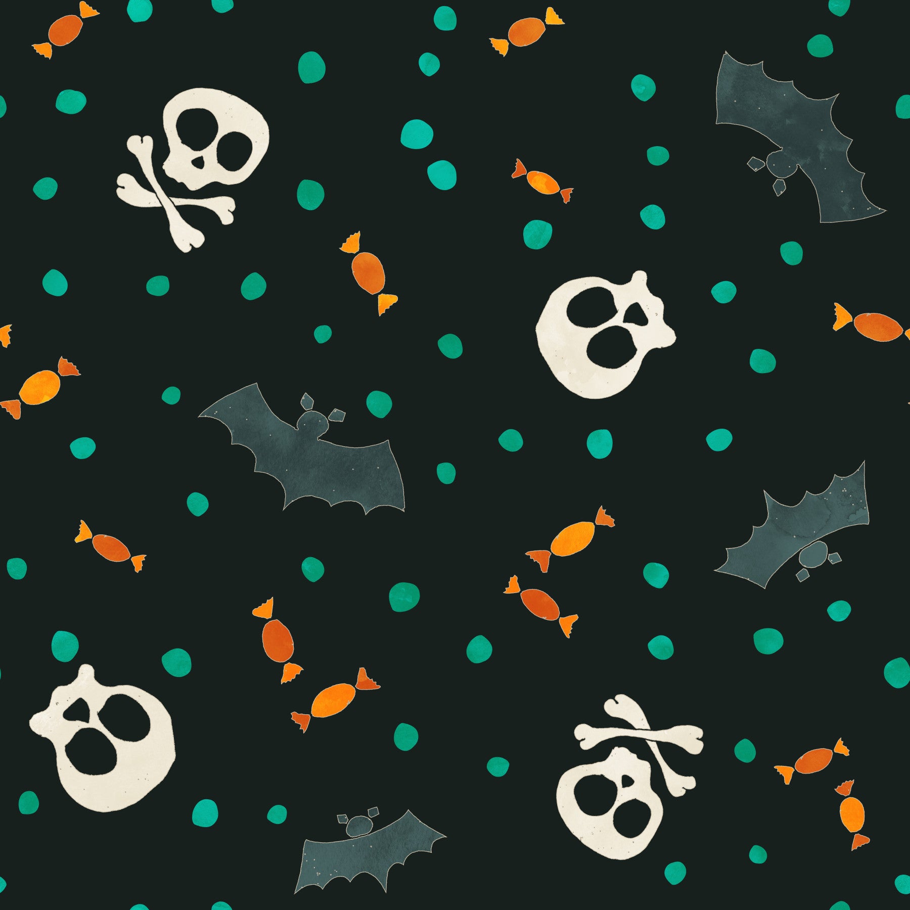 Dark Trick or Treat Party Wallpaper⁠