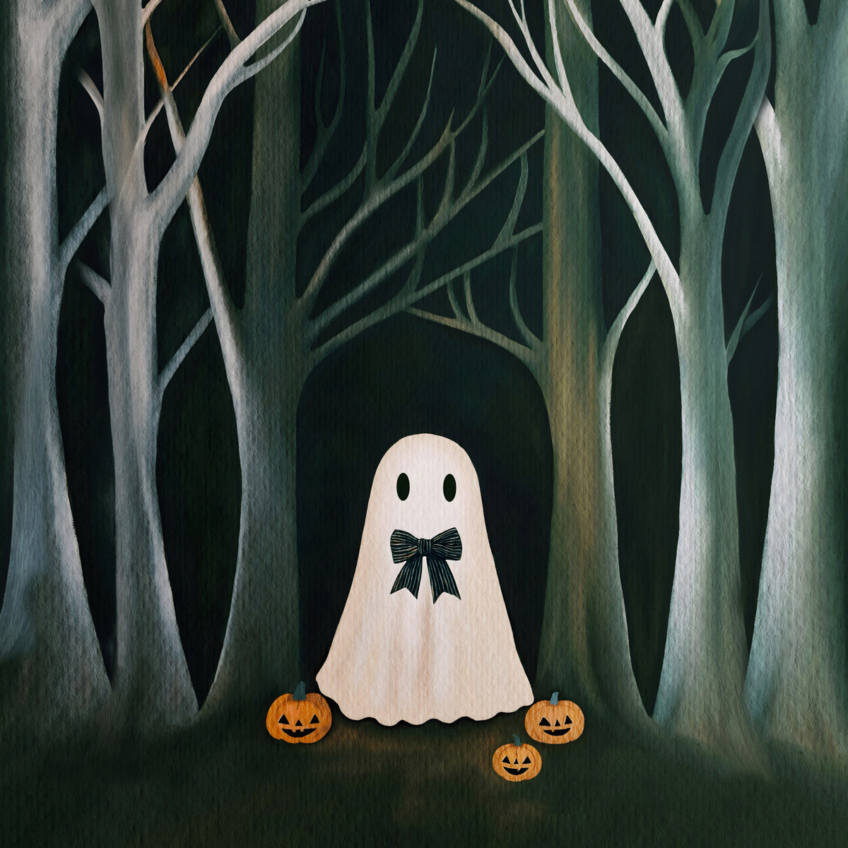 The Preppy Ghost Wall Mural in your room