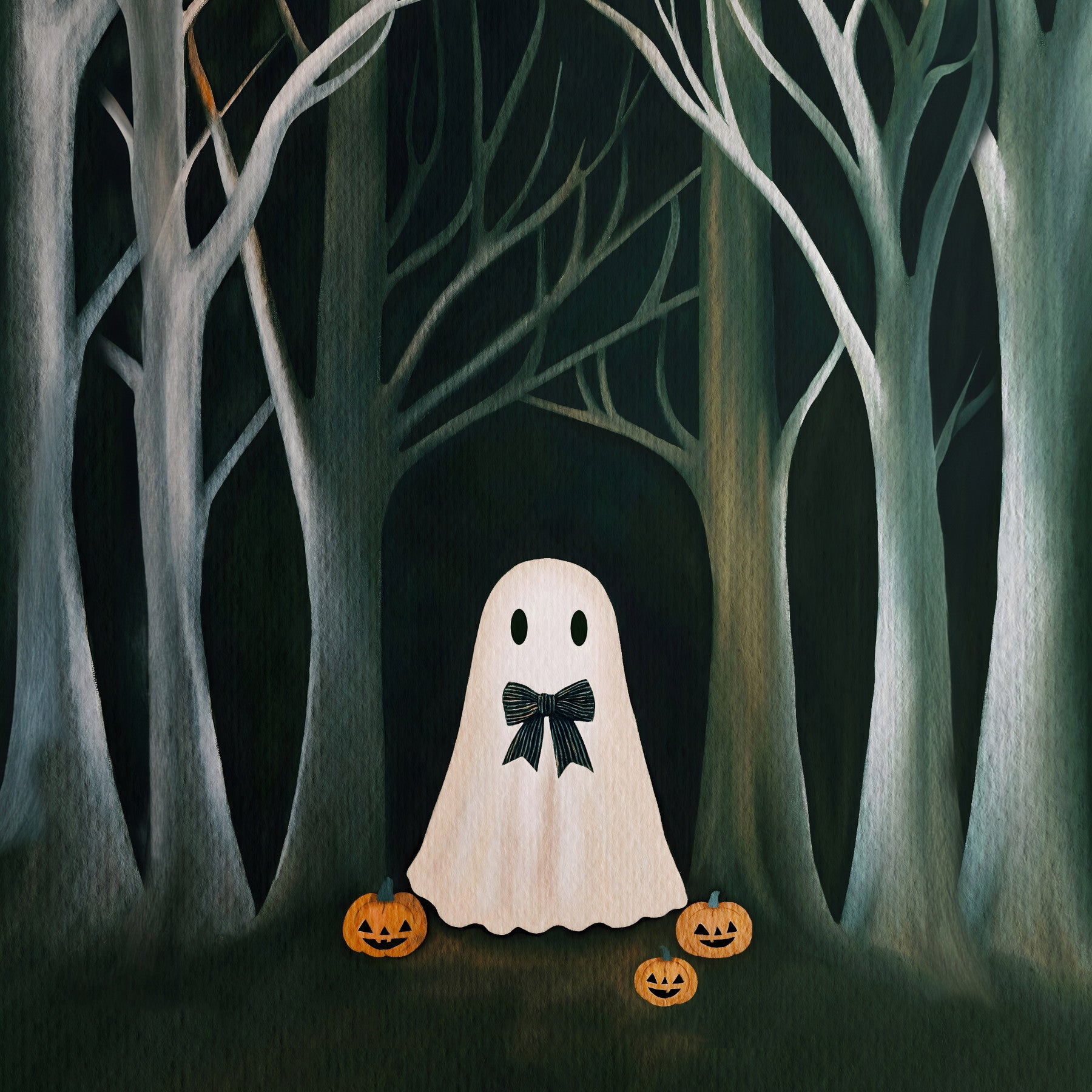 The Preppy Ghost Wall Mural