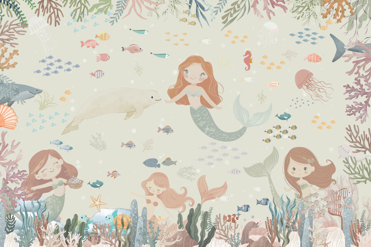 Ocean's Lullaby Wall Mural in your room