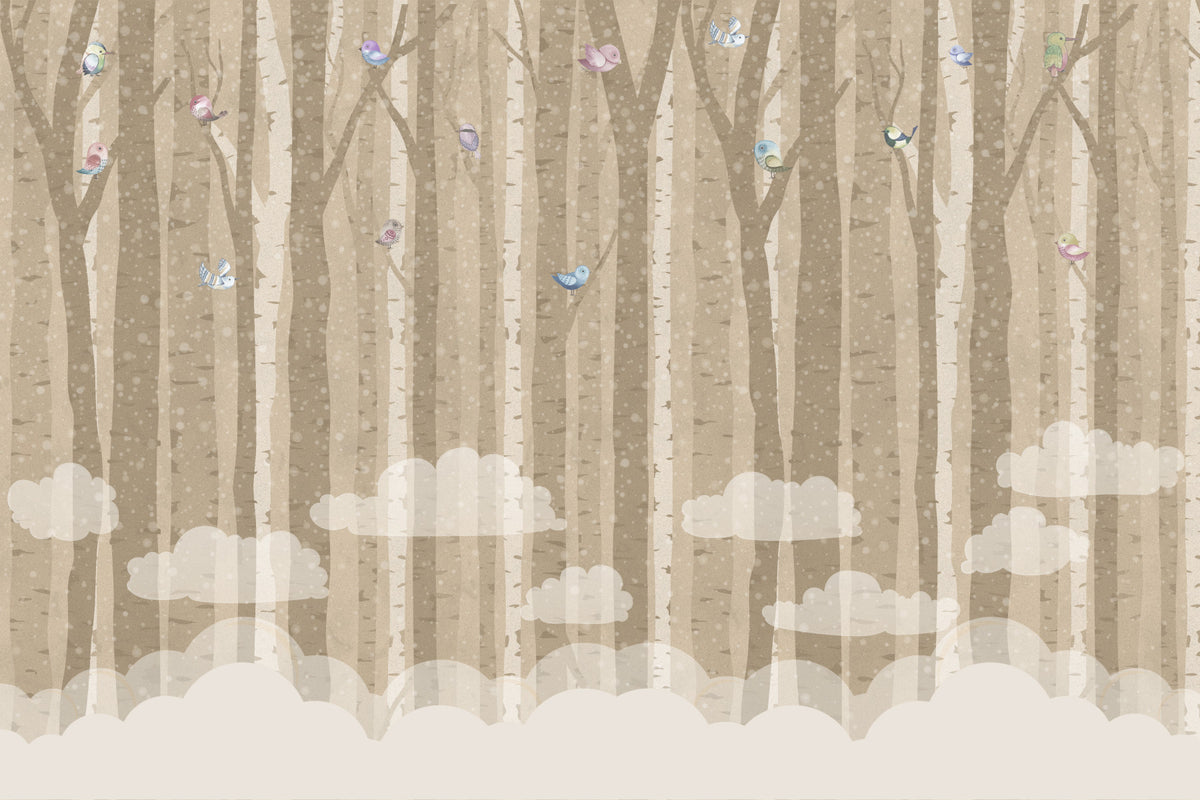 Birch Song Wall Mural