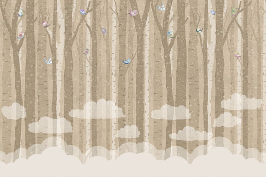 Birch Song Wall Mural