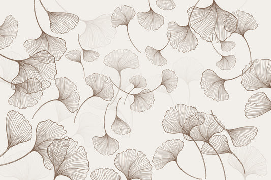 Ginkgo Whispers Wall Mural