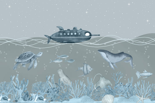 Submarine Wonders Wall Mural