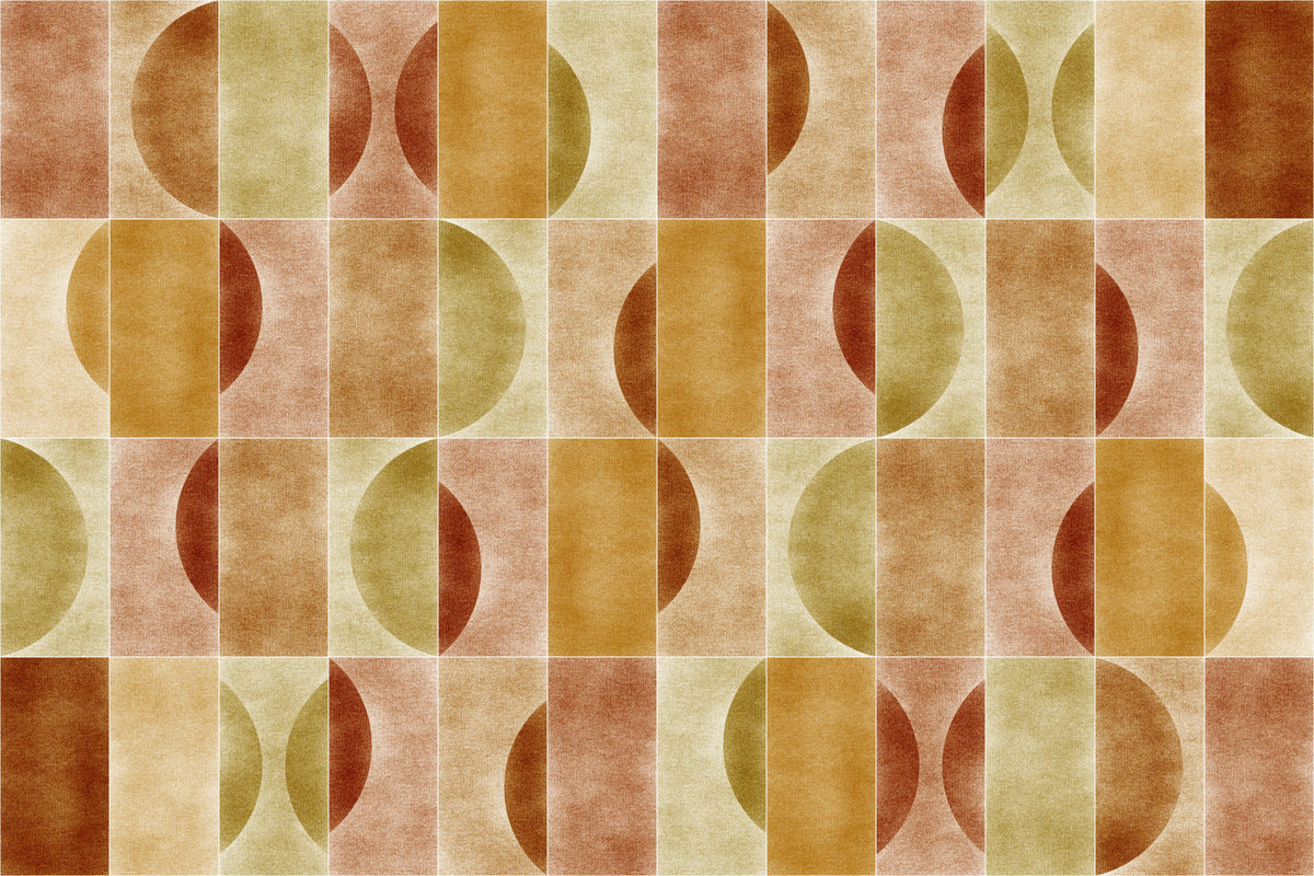 Velluto Earthy Geometry Wall Mural in your room