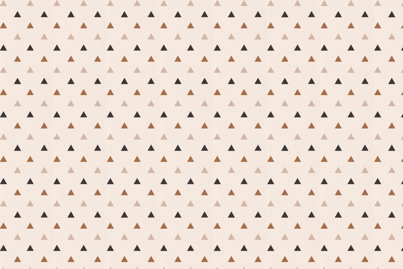 Earthy Triangles Wall Mural
